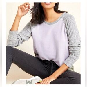 Anthropologie Saturday Sunday Perla colorblock pullover sweater size XS